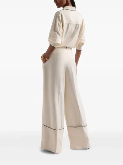 Bally Silk Shirt In Neutral