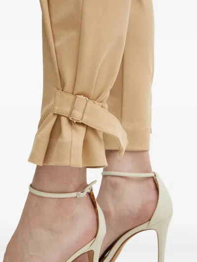 Guess Usa Buckle Trousers In Neutral