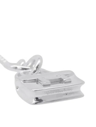 Pre-owned Hermes 2021-2024 Sterling Silver Amulettes Constance Bracelet Necklace