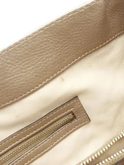 Pre-owned Gucci 2000s Bella Bamboo Handbag In Neutral