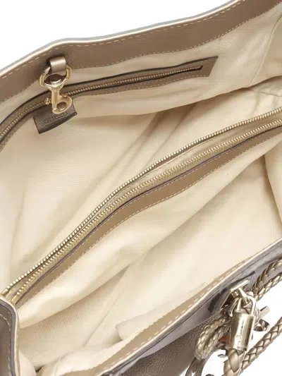 Pre-owned Gucci 2000s Bella Bamboo Handbag In Neutral