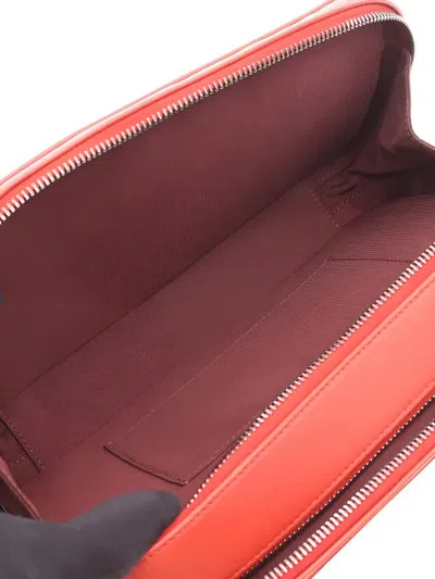 Pre-owned Chanel 2014-2015 Cocoboy Quilted Chain Camera Bag In Red