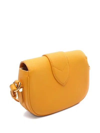 Pre-owned Louis Vuitton 2010s Pont 9 Soft Pm Shoulder Bag In Yellow