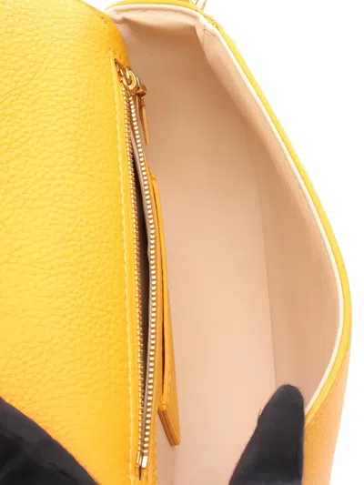 Pre-owned Louis Vuitton 2010s Pont 9 Soft Pm Shoulder Bag In Yellow