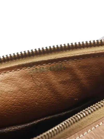 Pre-owned Celine 2000s Boston Macadam Duffle Bag In Brown