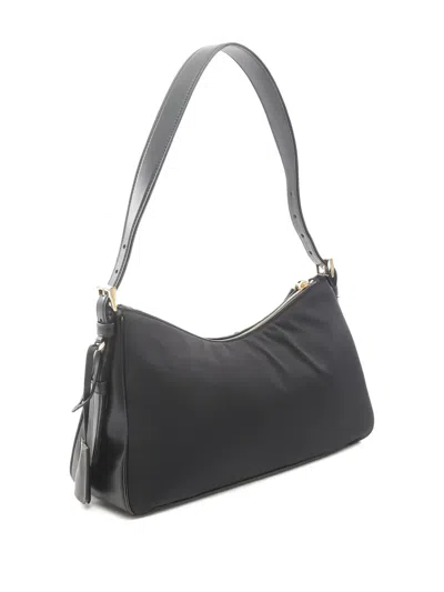 Pre-owned Prada 2020s Traingle-logo Shoulder Bag In Black