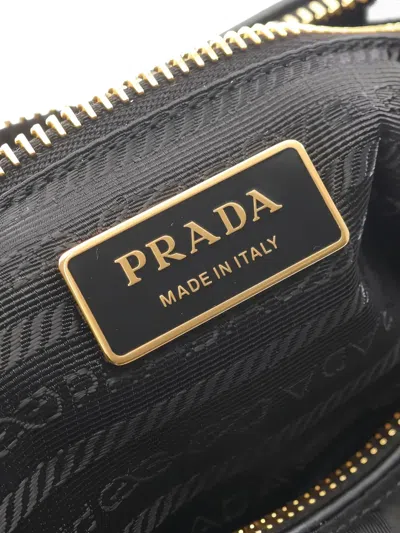 Pre-owned Prada 2020s Traingle-logo Shoulder Bag In Black