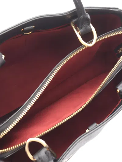 Pre-owned Louis Vuitton 2021 Montaigne Bb Handbag In Black