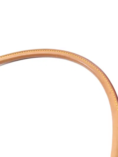 Pre-owned Louis Vuitton 2002 Monogram Looping Shoulder Bag In Brown