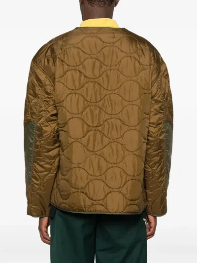 Oamc Peacemaker Shoulder-zip Jacket In Brown