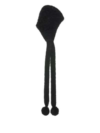 Acne Studios Pompom-detailing Hat In Black