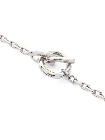 Pre-owned Hermes Chaîne D'ancre Vulcanium Necklace In Brown