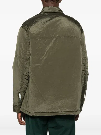 Oamc Peacemaker Flap-pocket Jacket In Green