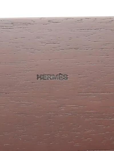 Pre-owned Hermes 2010s Pleiade Pm Tissue Box In Brown