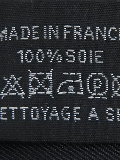 Pre-owned Hermes 2010-2025 Tea Time Silk Twilly Scarf Scarves In Black