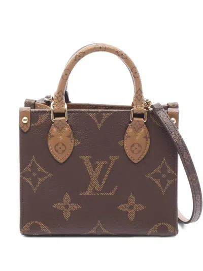 Pre-owned Louis Vuitton 2021 On The Go Bb Tote Bag In Brown
