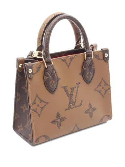 Pre-owned Louis Vuitton 2021 On The Go Bb Tote Bag In Brown