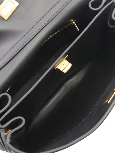 Pre-owned Balenciaga 2020s Small Rodeo Leather Handbag In Black