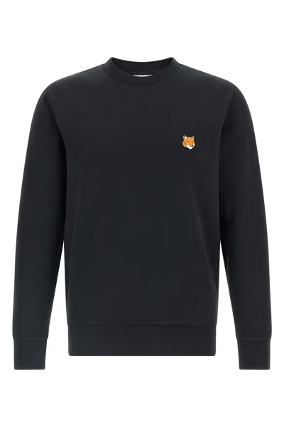 Maison Kitsuné Fox Head Patch Regular Sweatshirt In Green
