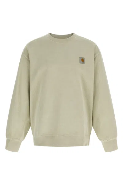Carhartt Wip Sand Cotton Oversize Vista Sweat In Green