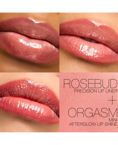 Nars Line & Shine Lip Duo Rosebud Lip Liner / Orgasm Lip Shine In Multi
