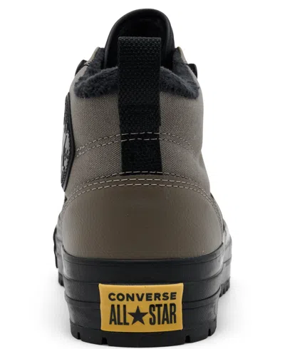 Converse Men's Chuck Taylor All Star Malden Street Mid Waterproof Casual Boots From Finish Line In Brown