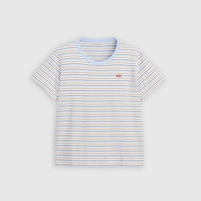 Levi's Plus Size Mandy Stripe Perfect T-shirt In Multi