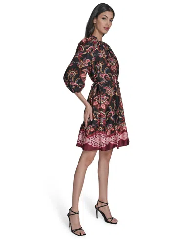 Vince Camuto Women's Keyhole Pull-on Dress In Black