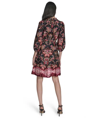 Vince Camuto Women's Keyhole Pull-on Dress In Black