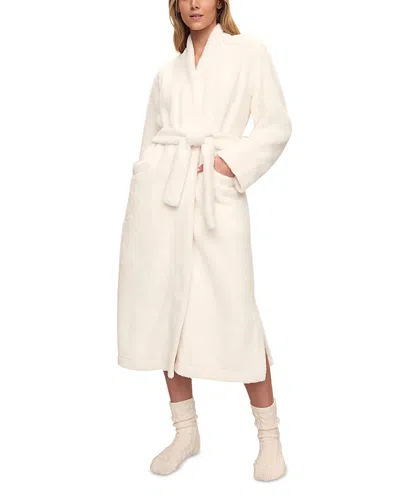 Eberjey Renew Plush Long Sleep Robe In White