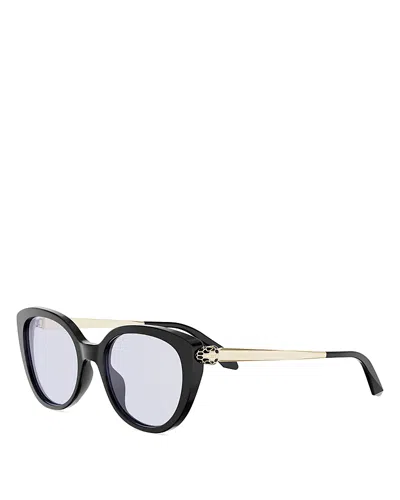 Bvlgari Serpenti Forever Pantos Eyeglasses, 50mm In Black