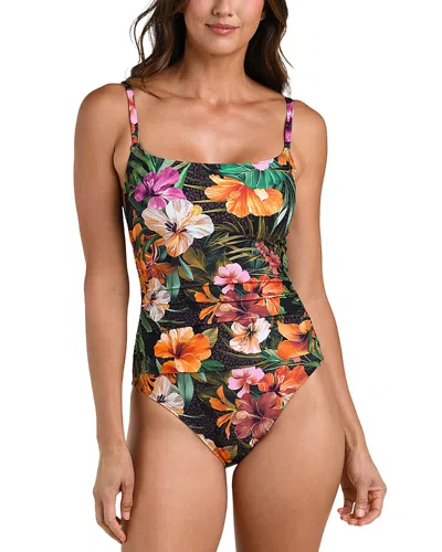 La Blanca Tropical Hideaway One Piece Swimsuit In Multi