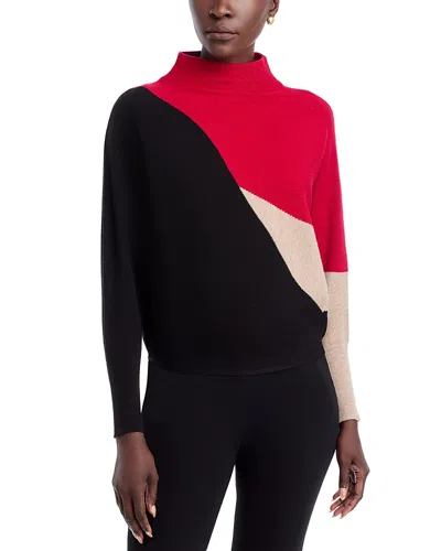 T Tahari Color Blocked Dolman Sleeve Sweater In Multi