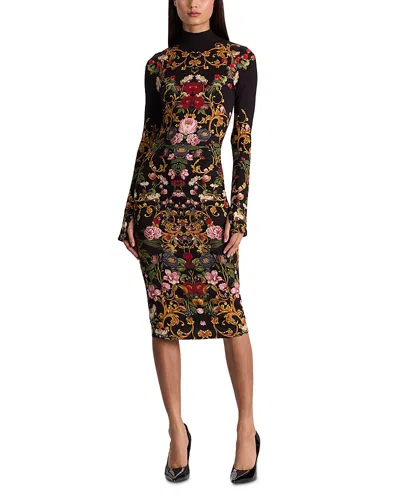 Alice And Olivia Alice + Olivia Delora Long Dress In Black