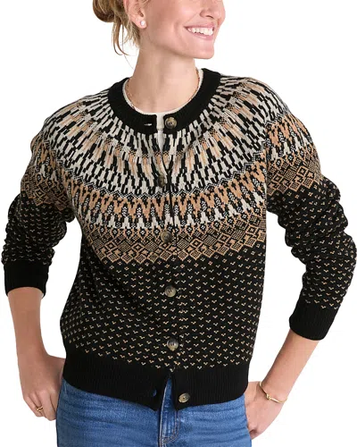 Vineyard Vines Fair Isle Merino Wool Blend Cardigan In Multi