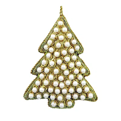 Sudha Pennathur Faux Pearl Tree Ornament