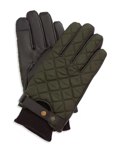 Barbour Singsby Waterproof Gloves In Green