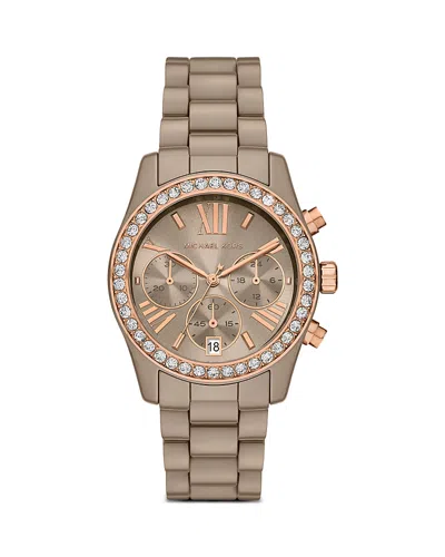 Michael Kors Lexington Chronograph, 38mm In Brown