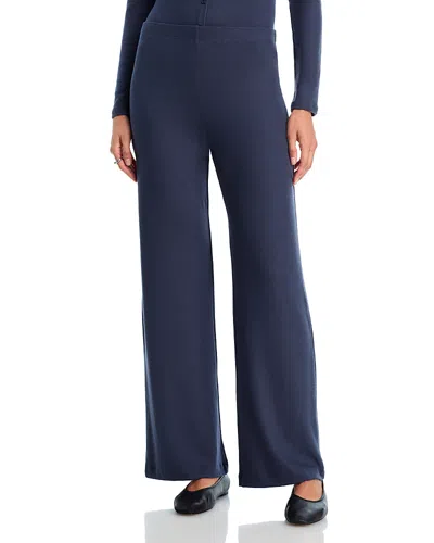 Leset Lauren Wide Leg Pants In Blue