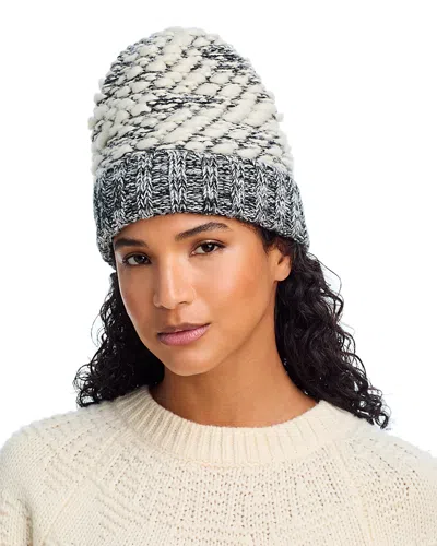 Kyi Kyi Knobbly Knit Beanie In Gray