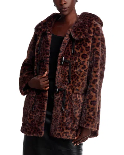 Kobi Halperin Daisy Faux Fur Coat In Multi