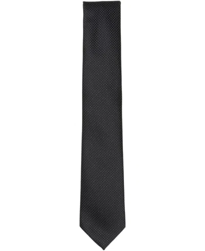 Alfani Men's Luster Mini Slim Tie, Macy's Exclusive In Black