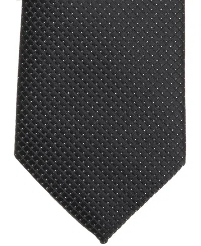 Alfani Men's Luster Mini Slim Tie, Macy's Exclusive In Black