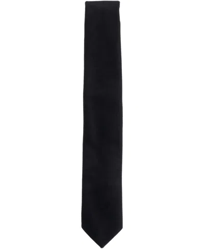 Bar Iii Men's Tux Velvet Solid Tie, Macy's Exclusive In Black