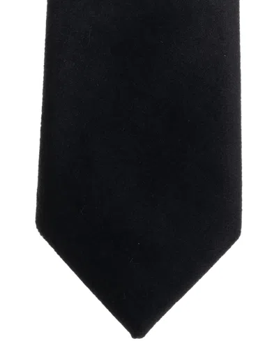 Bar Iii Men's Tux Velvet Solid Tie, Macy's Exclusive In Black