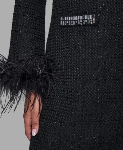 Karl Lagerfeld Women's V-neck Dress In Black