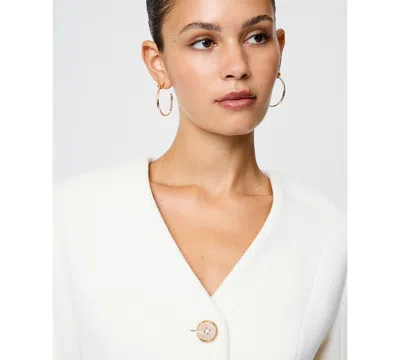 French Connection Boiled Wool Jacket In Gray