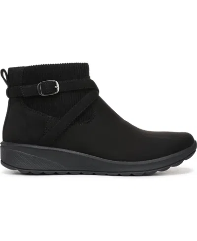 Lifestride Women's Gates Washable Zipper Short Booties In Black