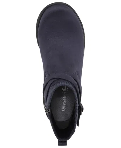 Lifestride Women's Gates Washable Zipper Short Booties In Purple