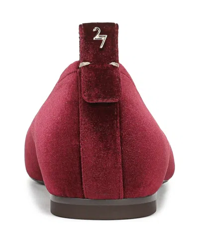 Naturalizer Carla Square Toe Ballet Flats In Brown